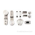 Sliding shower door rollers para sa banyo